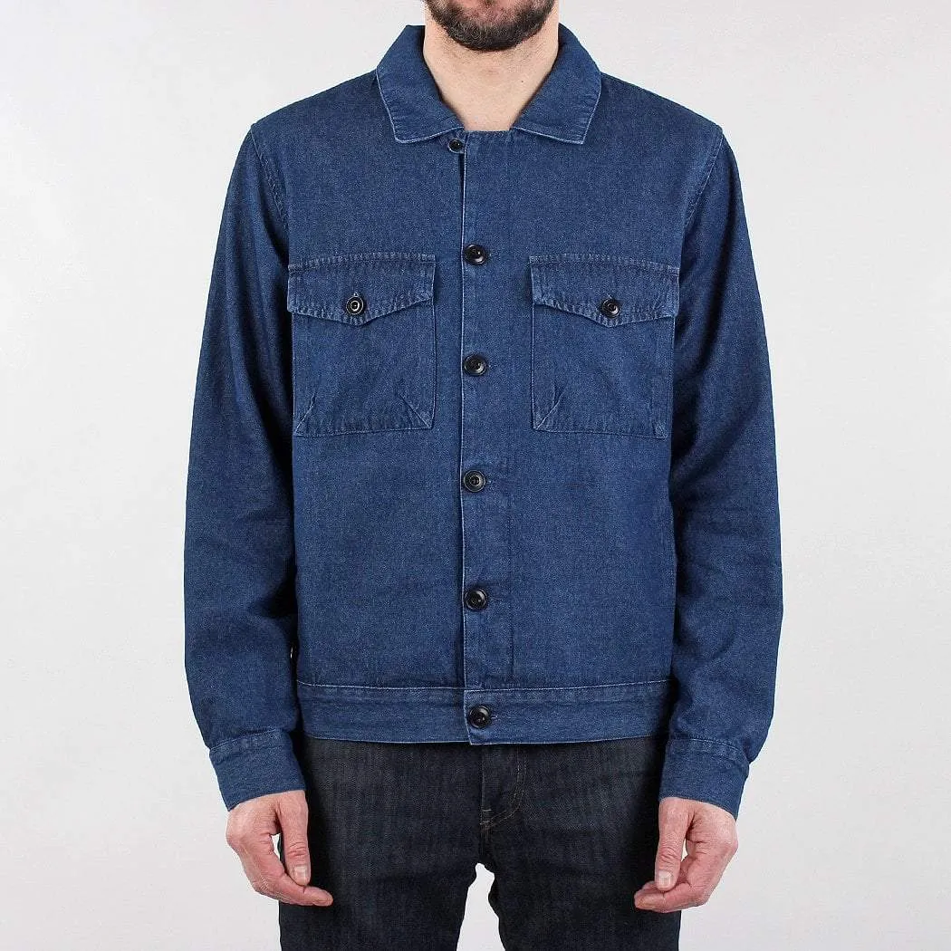 Albam Chambray Work Blouson Shirt Jacket