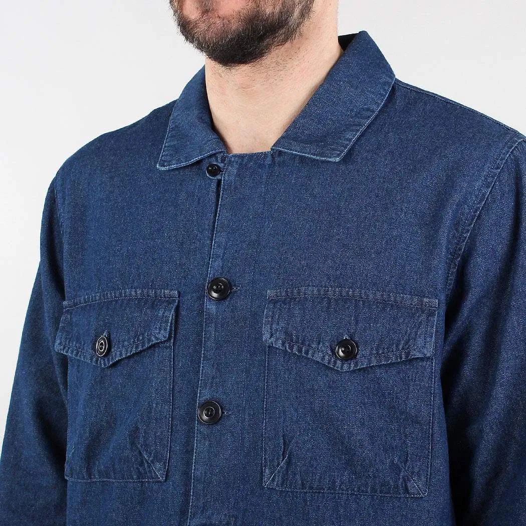 Albam Chambray Work Blouson Shirt Jacket