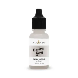 Altenew Warm Gray Fresh Dye Ink Re-inker - Evening Grey