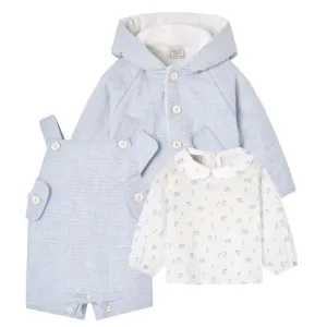 Baby Boys Chalk Blue 3 Piece Set