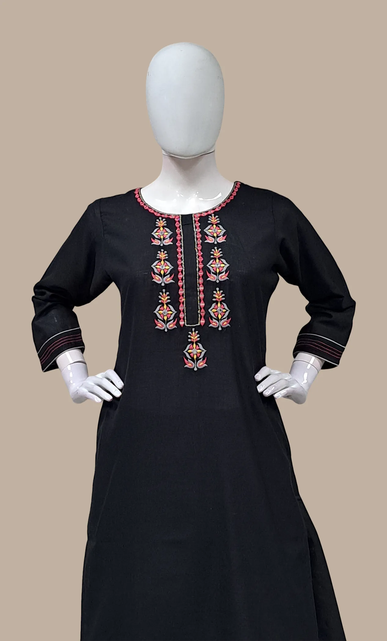 Black Embroidered Salwar