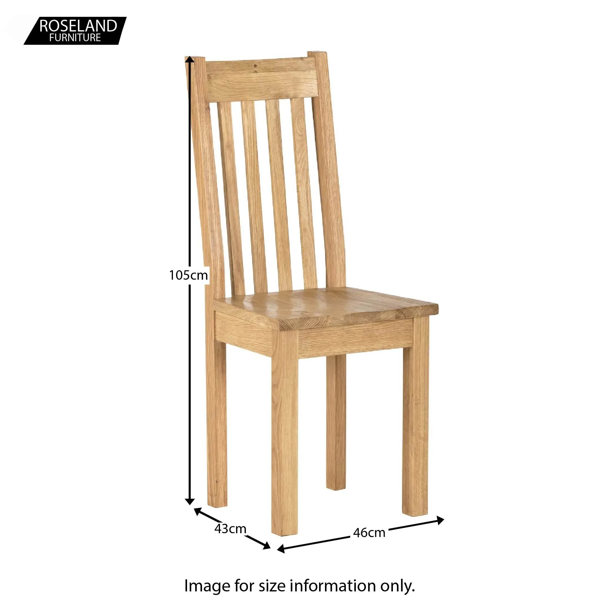 Charlestown Oak Dining Chair with Timber Seat