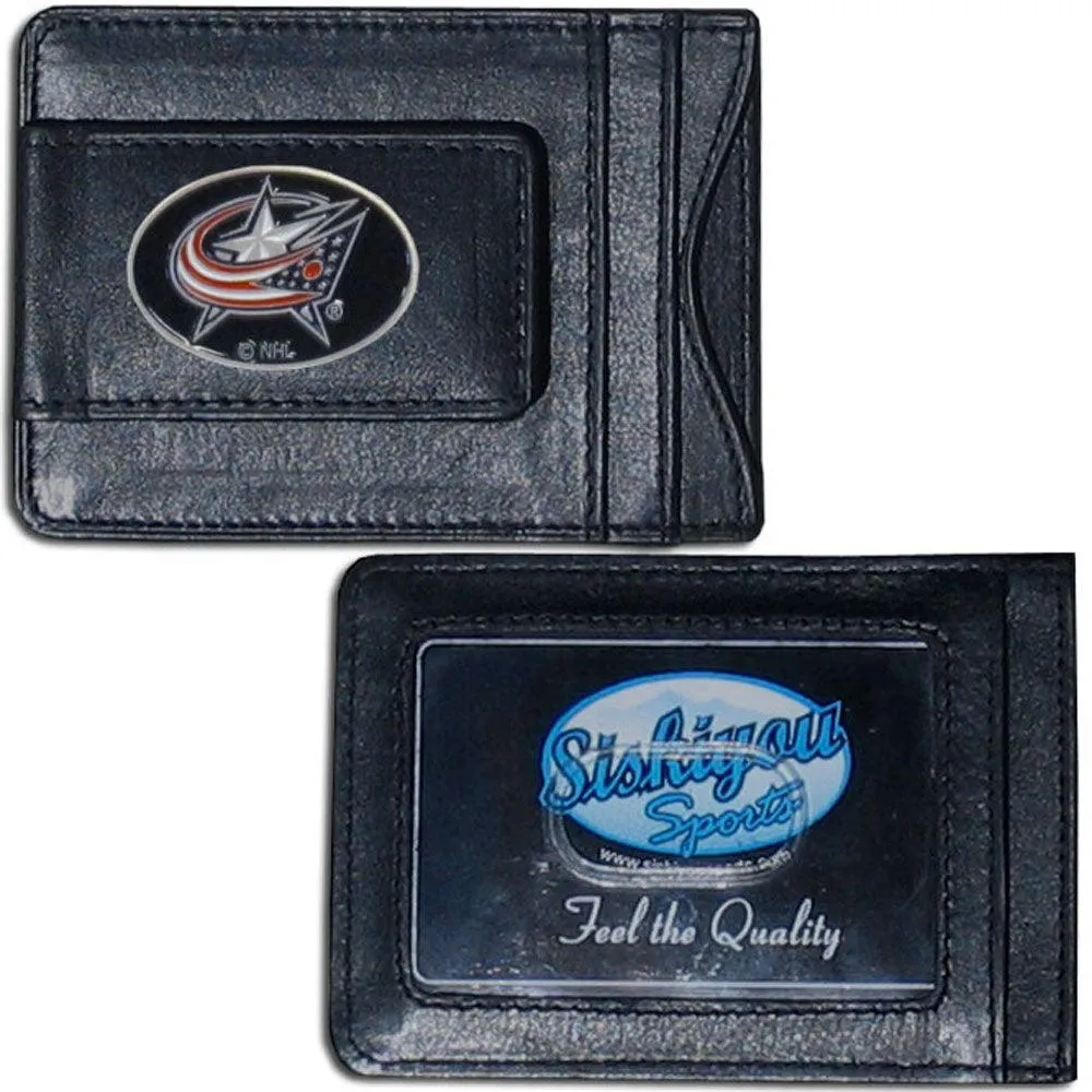 Columbus Blue Jackets® Leather Cash & Cardholder