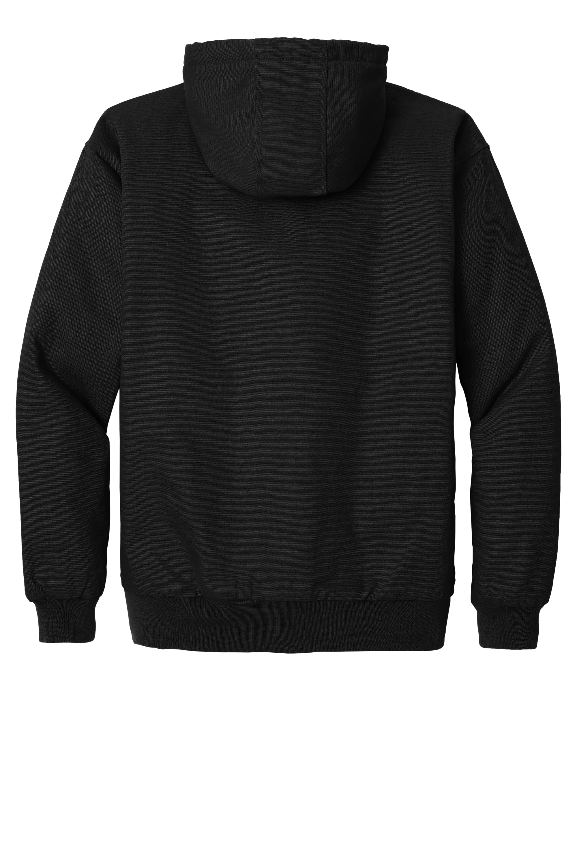 CornerStone® - Duck Cloth Hooded Work Jacket - Black