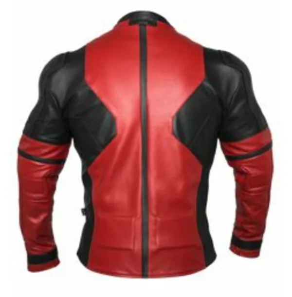 Custom Made Black and Red Leather Jacket for Bikers Racers, Leather Biker Jacket