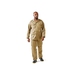 DROMEX EXECUFIT POLYCOTTON CONTI JACKET COLOUR-KHAKI SIZE 44