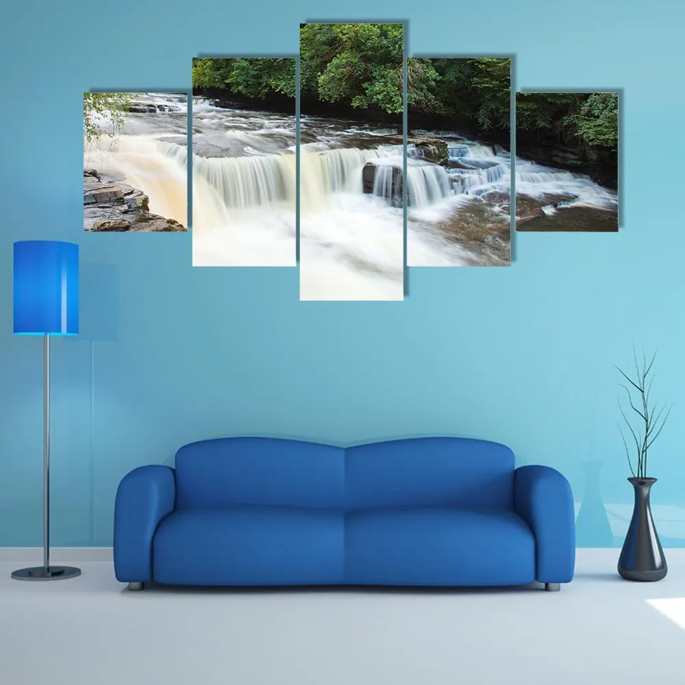 Dundaff Linn Waterfall Canvas Wall Art