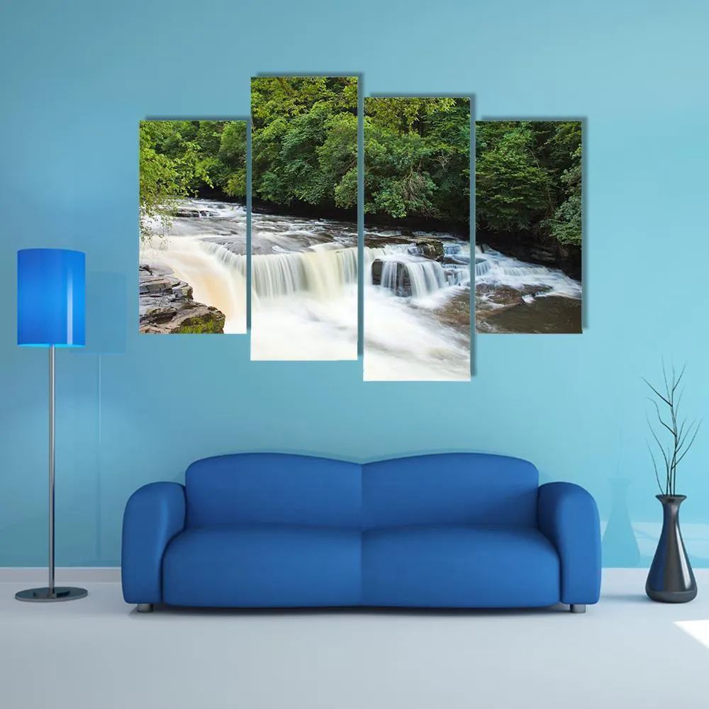 Dundaff Linn Waterfall Canvas Wall Art