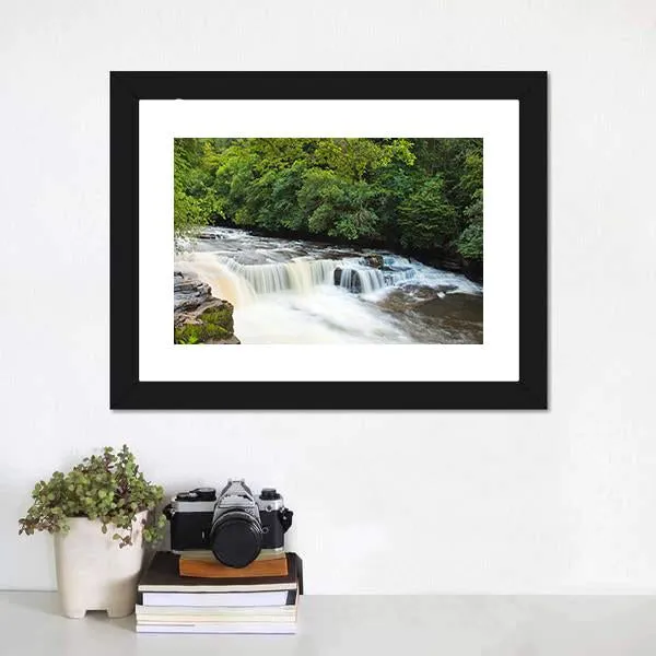 Dundaff Linn Waterfall Canvas Wall Art