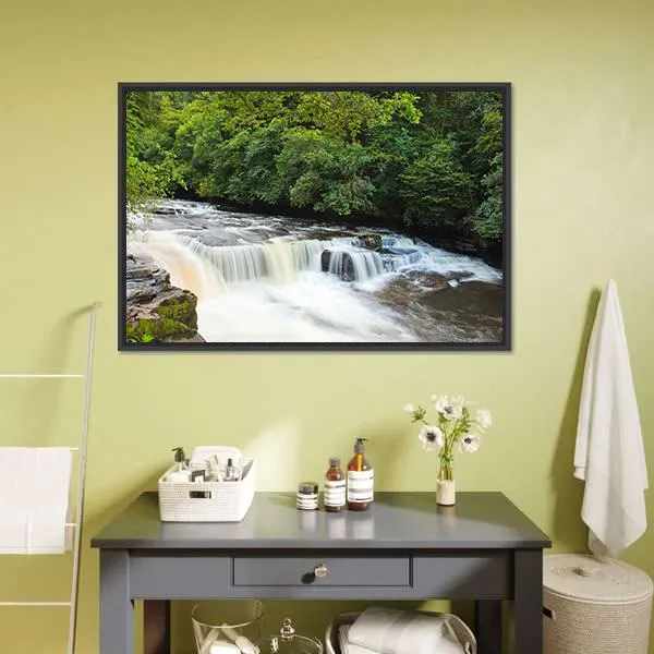 Dundaff Linn Waterfall Canvas Wall Art