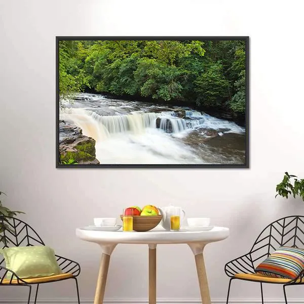 Dundaff Linn Waterfall Canvas Wall Art