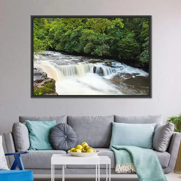 Dundaff Linn Waterfall Canvas Wall Art