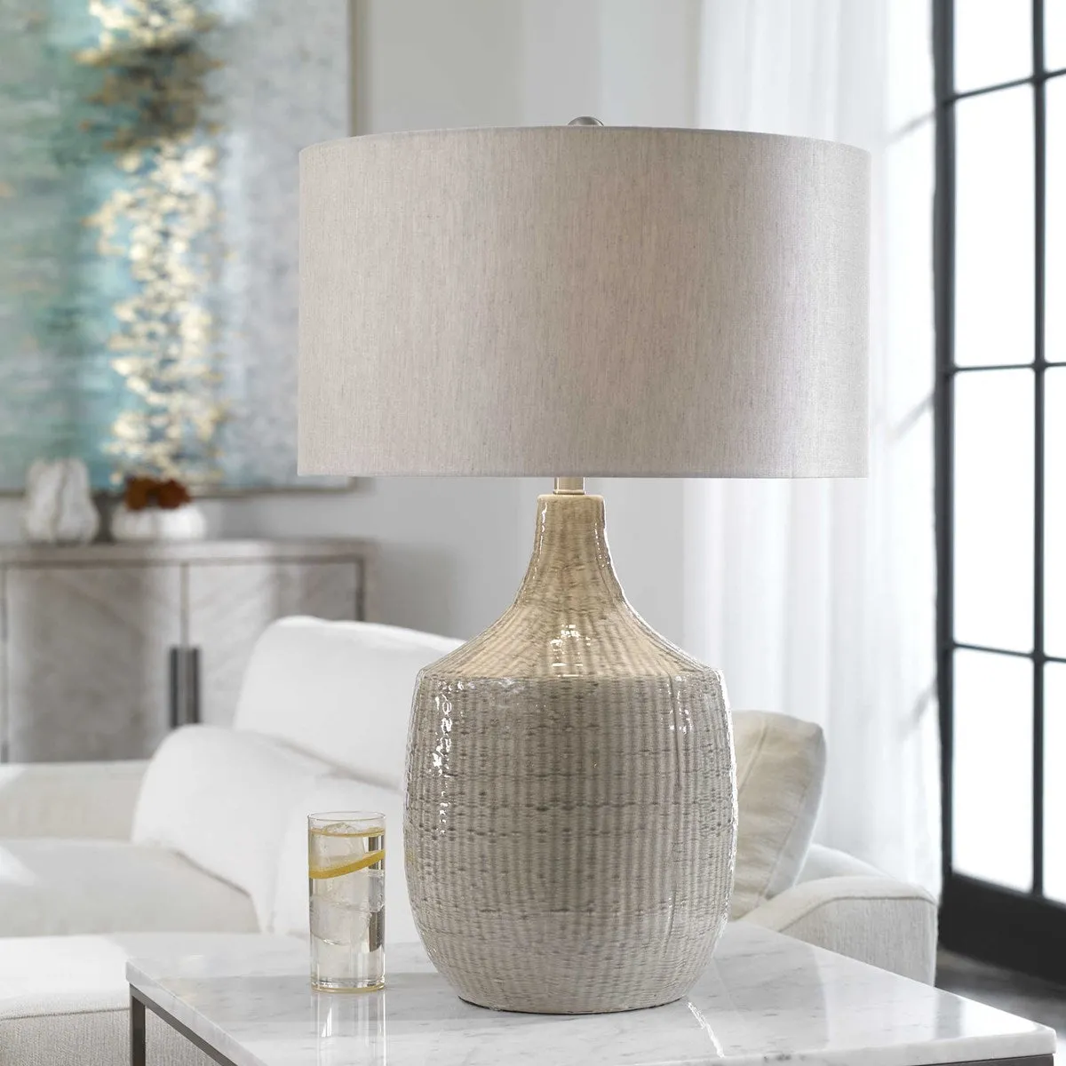 Felipe Gray Table Lamp