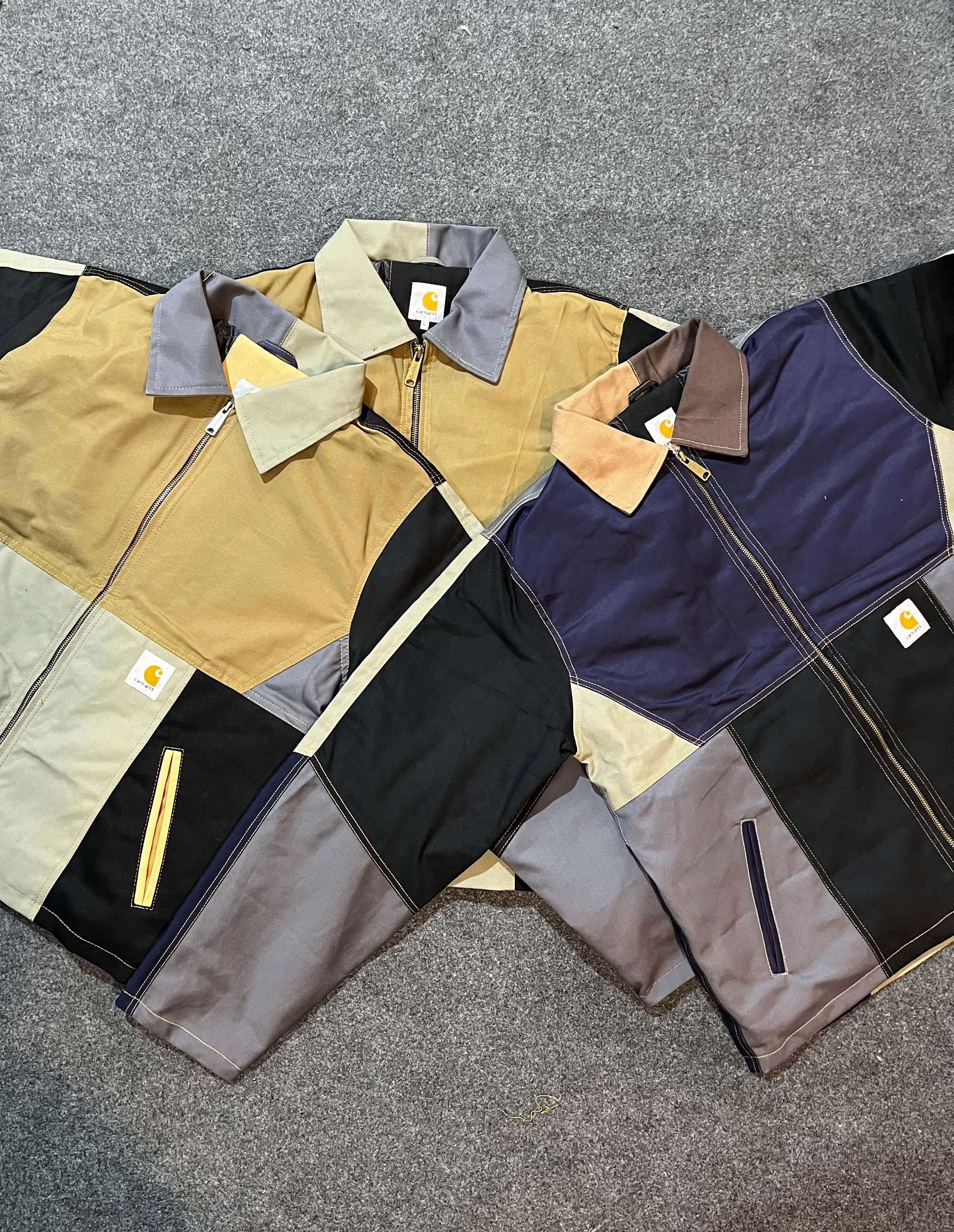 FLAT WINTER SALE! Carhartt Rework Style Patchwork Detroit Jackets - MOQ 20 pcs