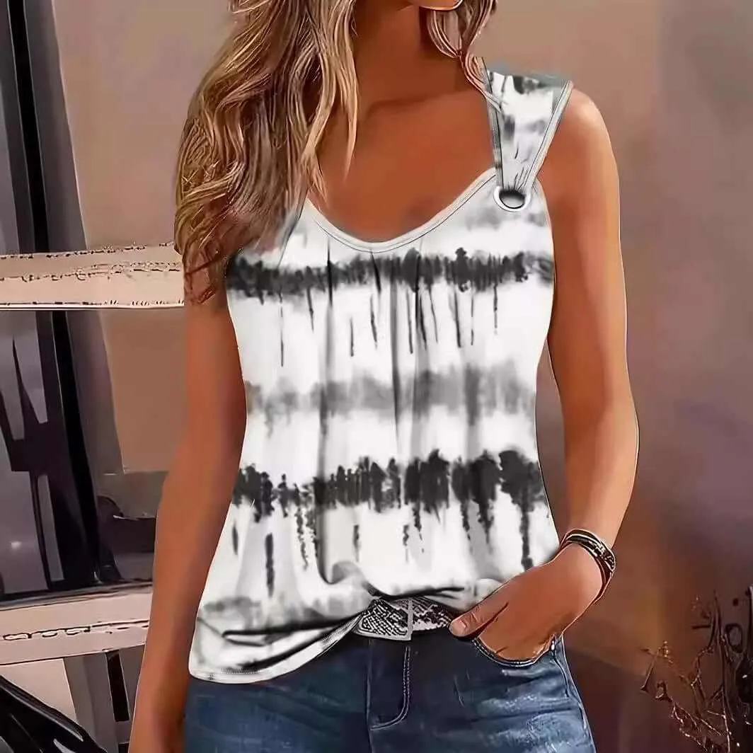 Glow Chic's Abstract Sleeveless Sling Top