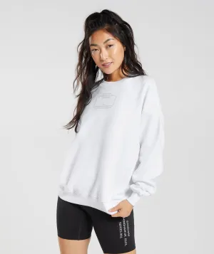 Gymshark Activated Graphic Sweatshirt - White