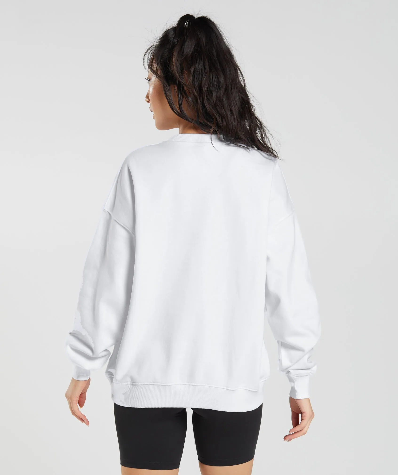 Gymshark Activated Graphic Sweatshirt - White