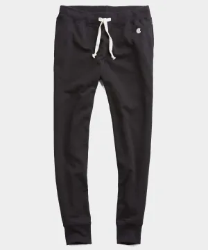 Heavyweight Slim Jogger in Black