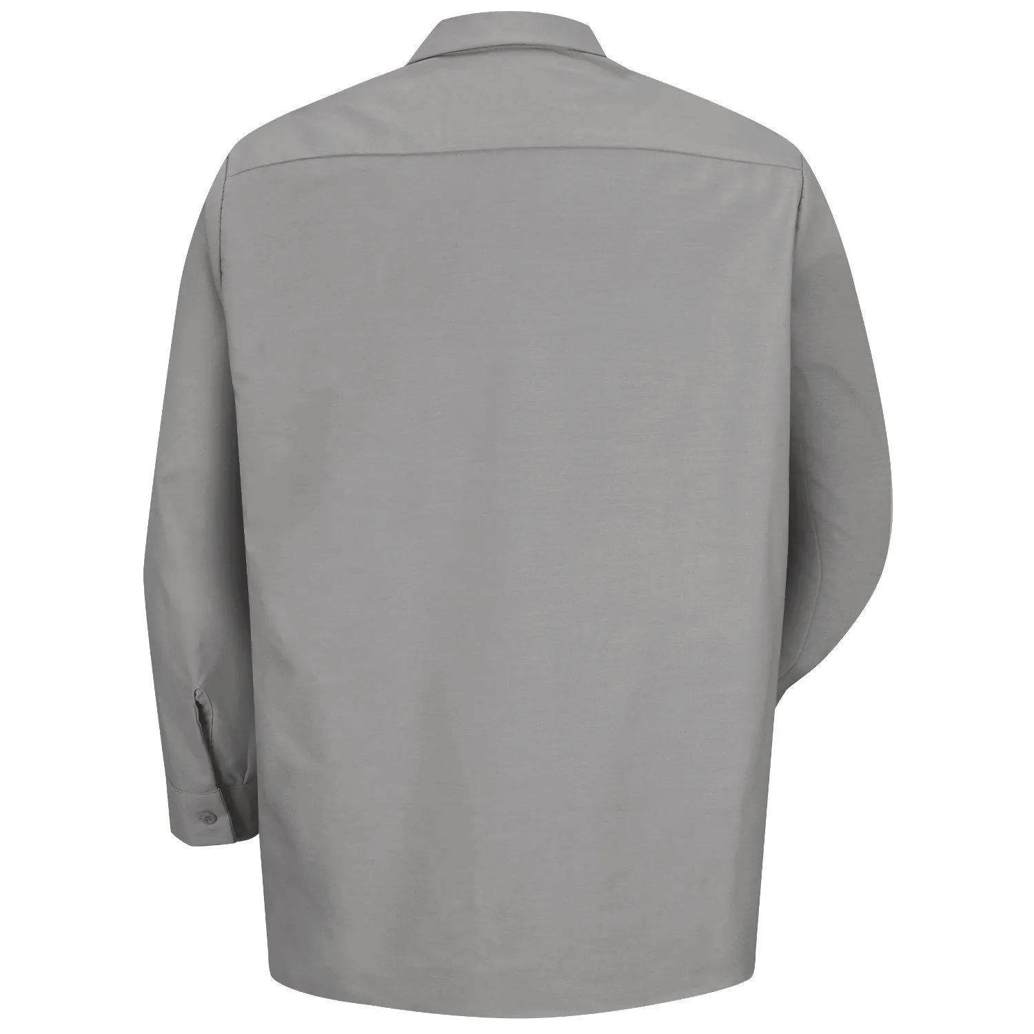 Industrial Work Shirt Long Sleeve - Light Gray