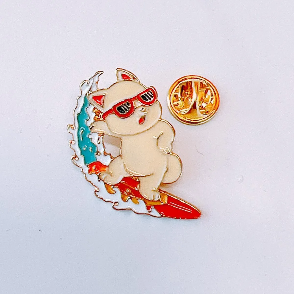 Japanese Kishu inu Dog Enamel Pin