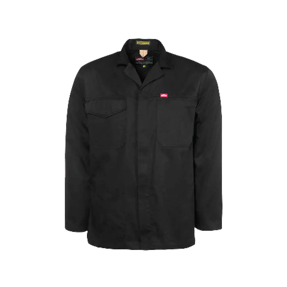 JONSSON POLYCOTTON WORK JACKET COLOUR-BLACK SIZE-M