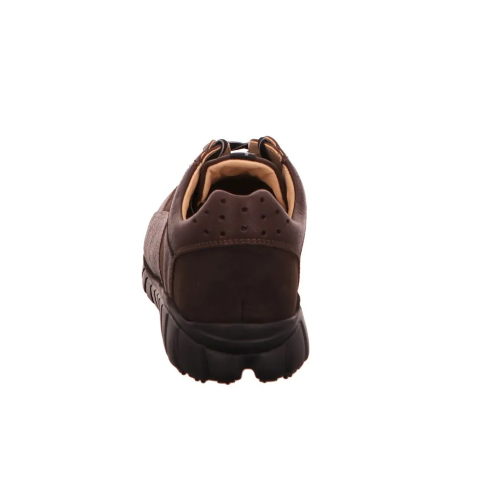 Lace-up sports shoes Ganter, brown/dark brown