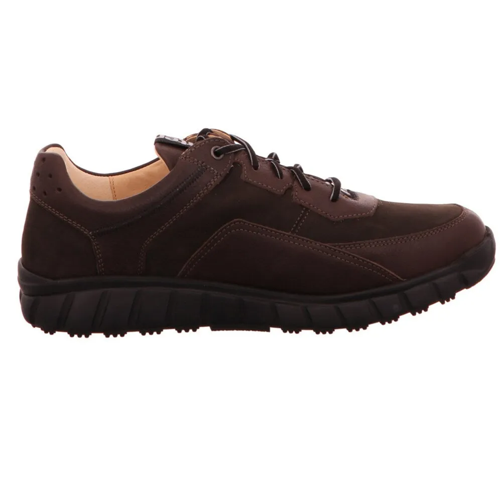 Lace-up sports shoes Ganter, brown/dark brown