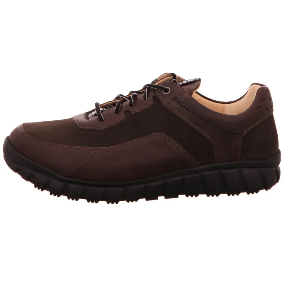 Lace-up sports shoes Ganter, brown/dark brown