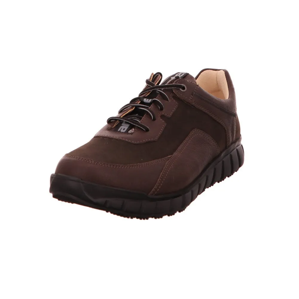 Lace-up sports shoes Ganter, brown/dark brown