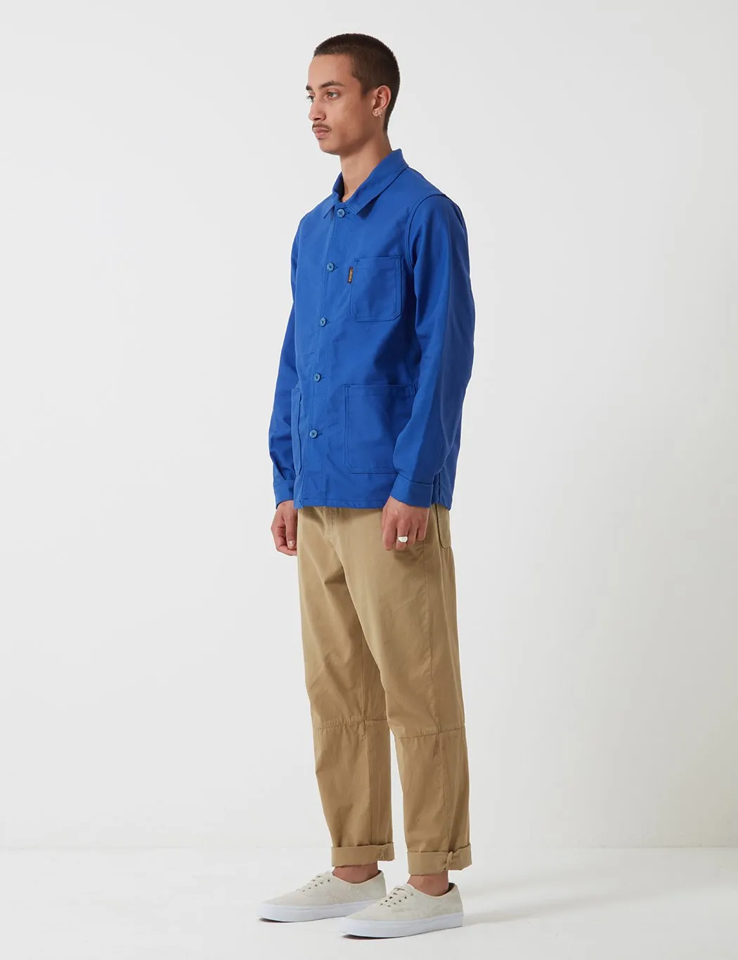 Le Laboureur Cotton Work Jacket - Bugatti Blue