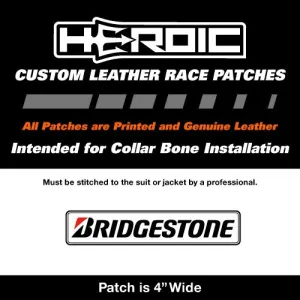 Leather Printed Patches - Bridgestone Tires