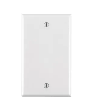 Leviton Smooth White 1 gang Nylon Blank Wall Plate 1 pk