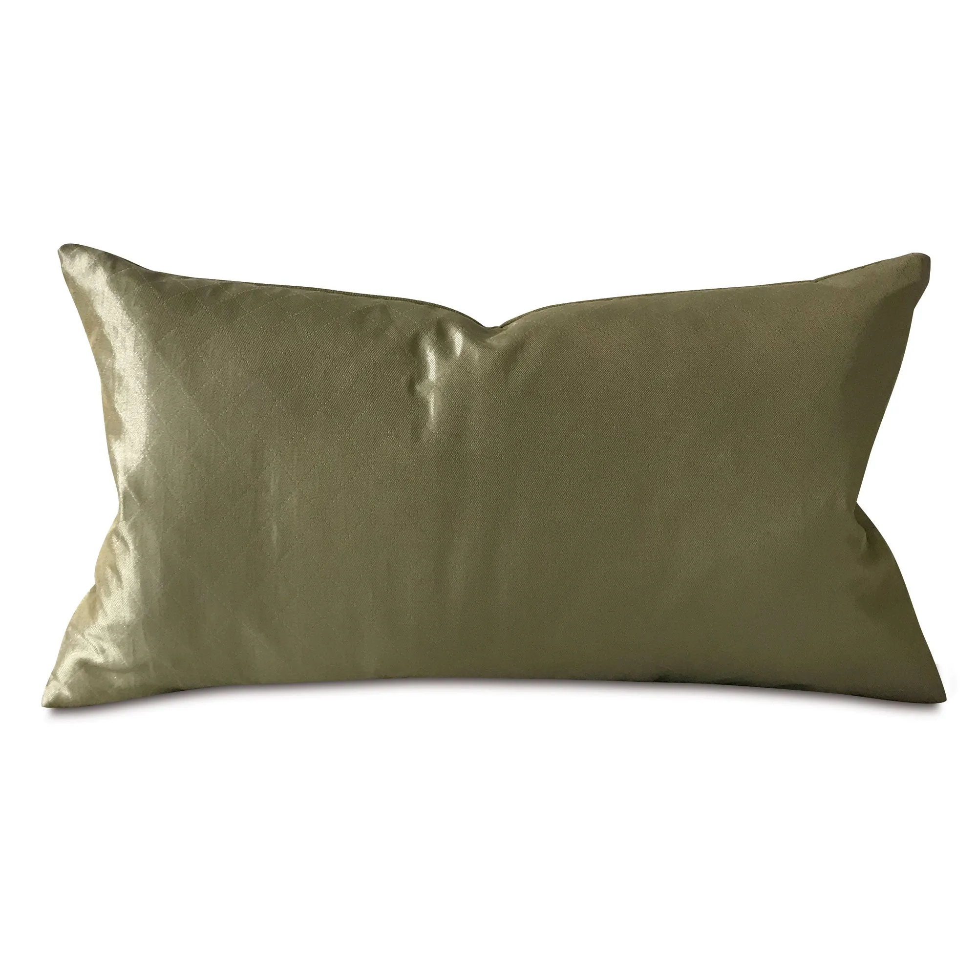 Lustrous Olive Green Decorative Pillow Cover