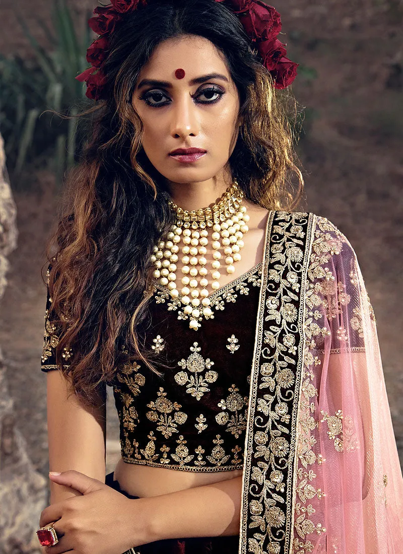 Maroon Traditional Lehenga Choli