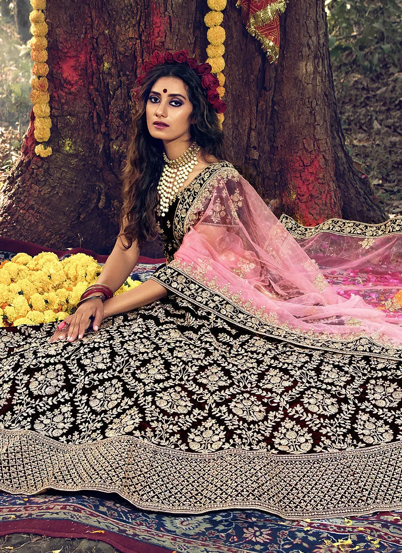 Maroon Traditional Lehenga Choli