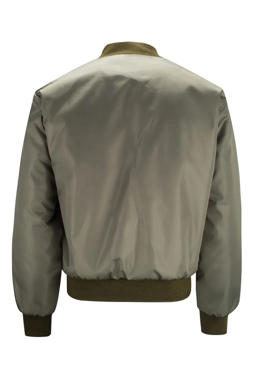 Mens MA1 Flight Bomber Jacket - Olive