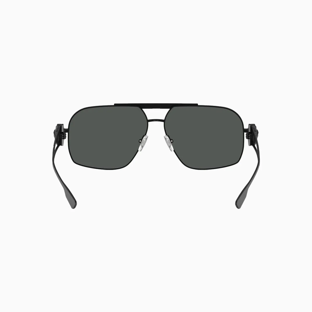 Men's Versace Matte Black Dark Grey Sunglasses