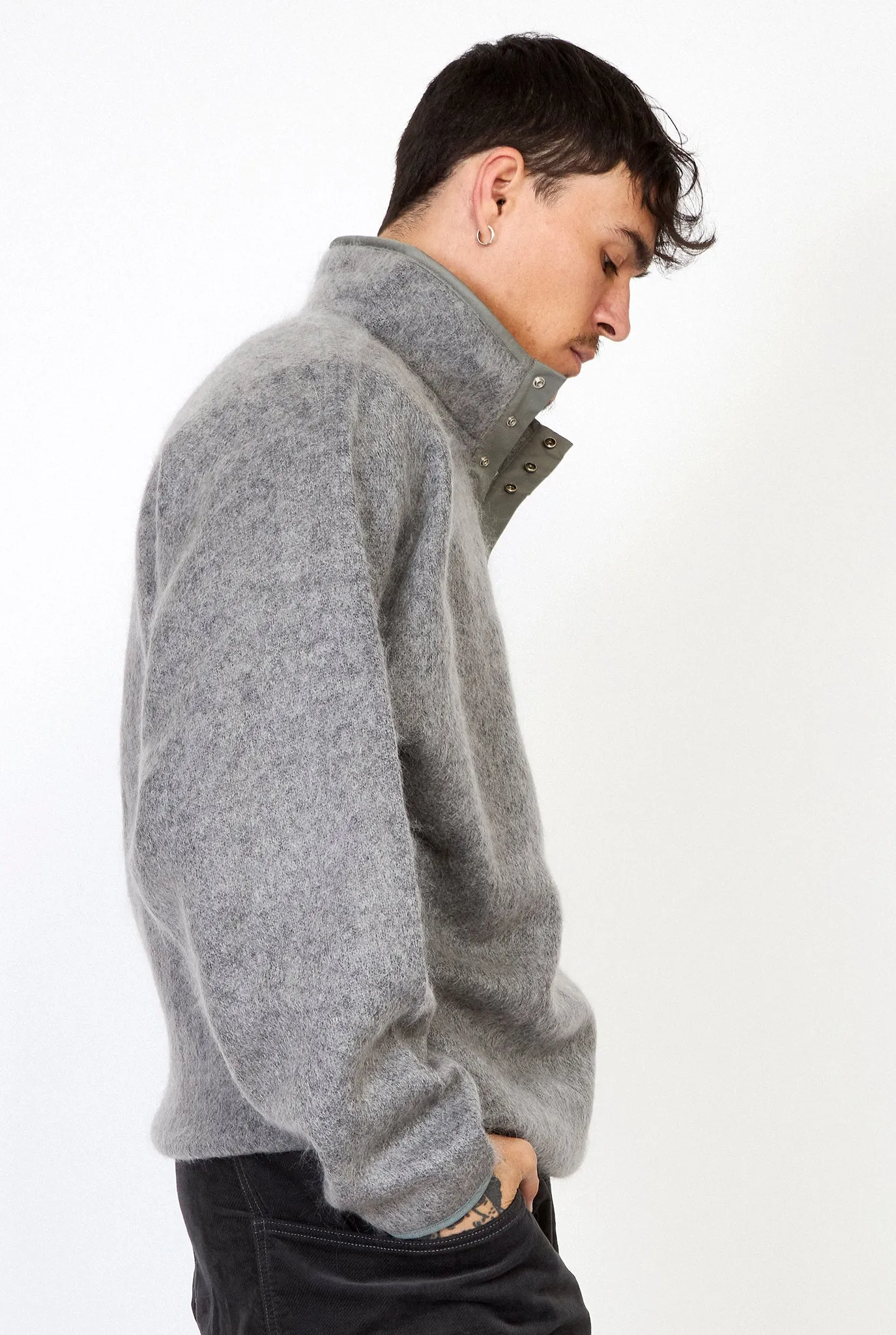 NANAMICA Pullover Mohair Sweater