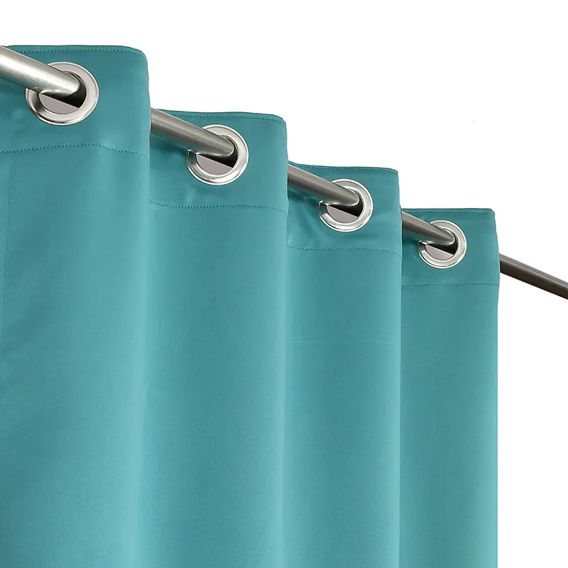 Nisha Blackout Curtain - Aqua