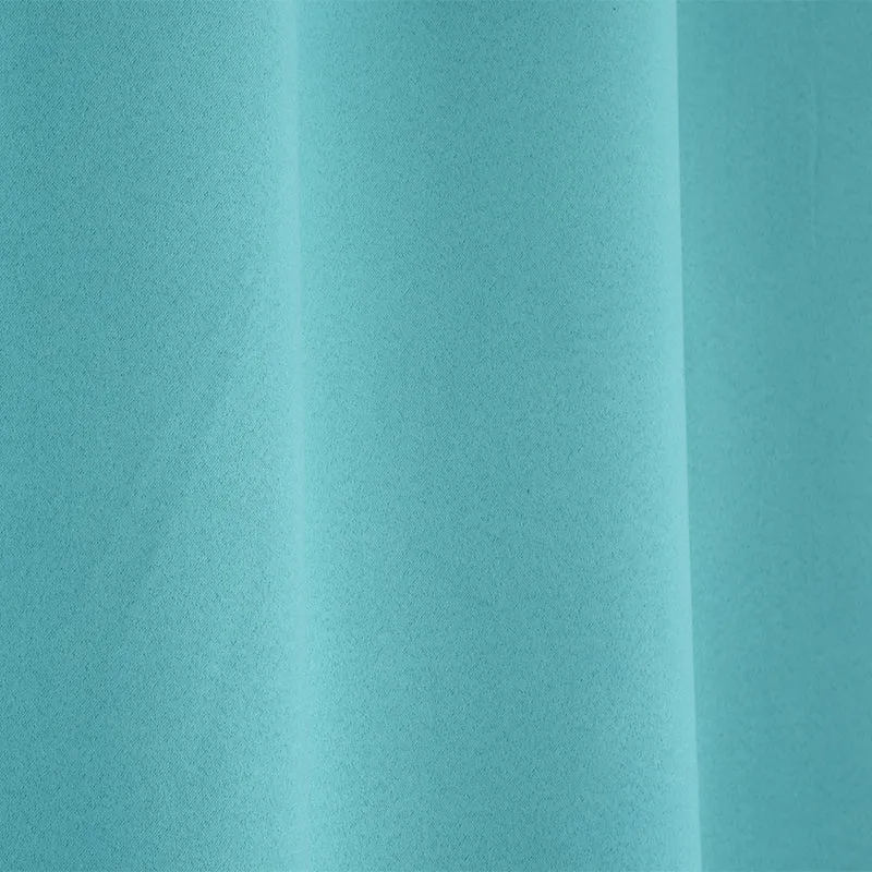 Nisha Blackout Curtain - Aqua