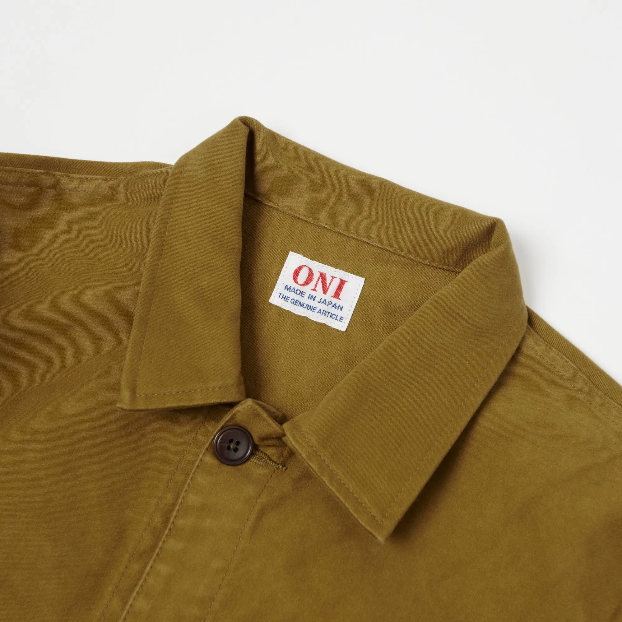 ONI 03501-HMSK 'Heavy Moleskin' Coverall Jacket - Brown Khaki