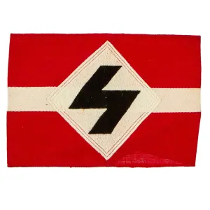 Original German WWII Deutsches Jungvolk German Youth Organization Machine Embroidered Armband