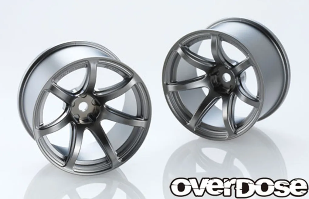 Overdose WORK EMOTION T7R 30mm Wheel - Matte Black Metal Chrome