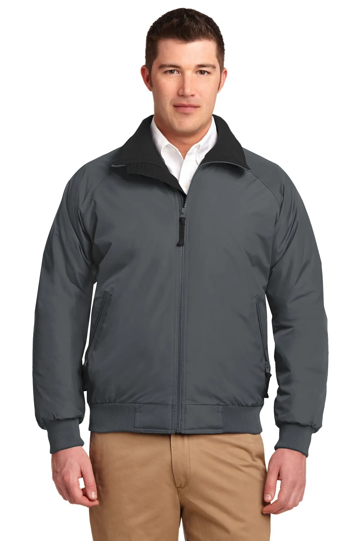 Port Authority Challenger Customized Jackets, Steel Grey/True Black