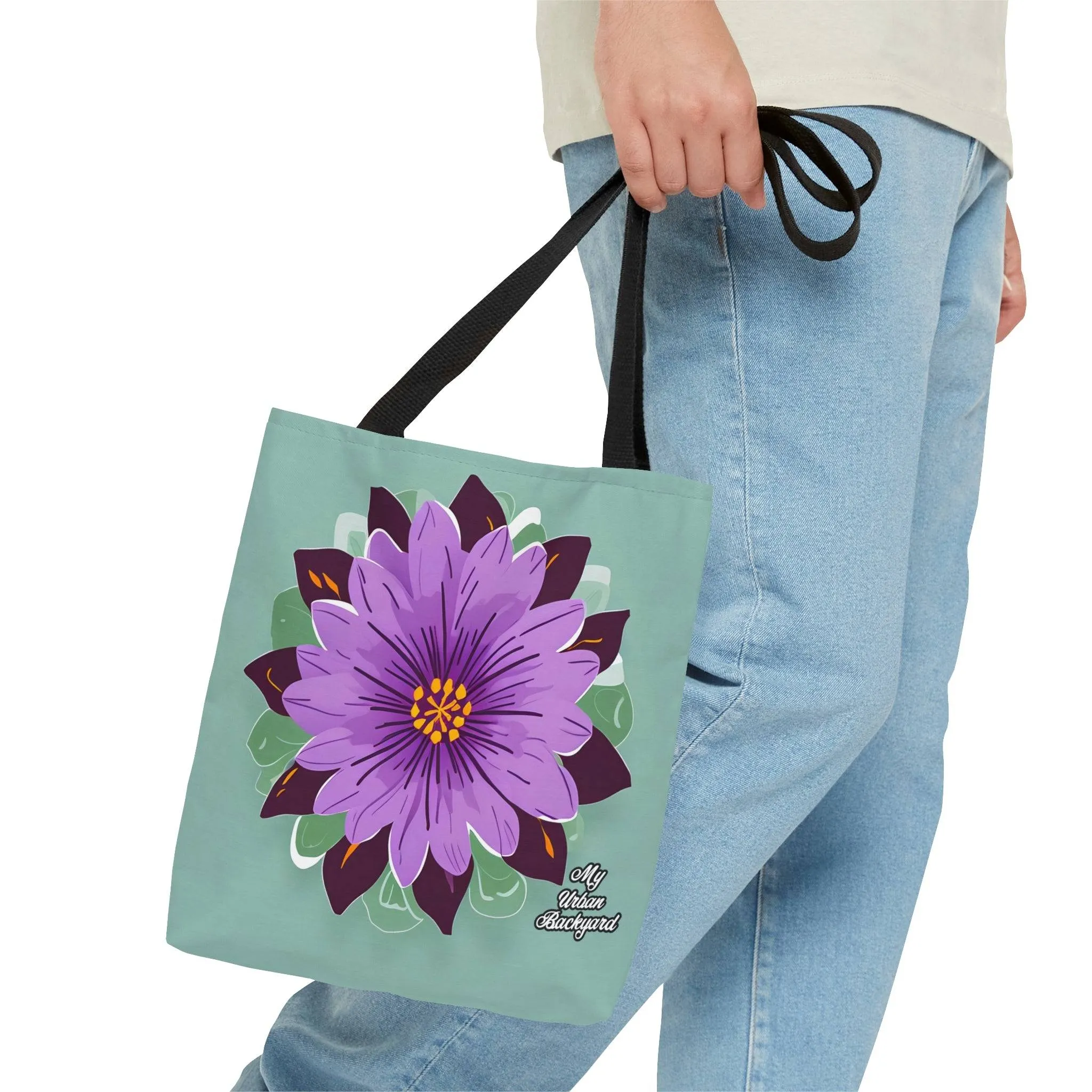 Purple Flower, Tote Bag for Everyday Use - Durable and Functional