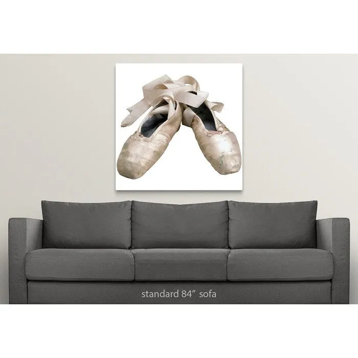 "Ballet slippers" Canvas Wall Art