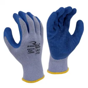 Radians RWG16 Crinkle Latex Palm Coated Glove, Box of 12 Pairs