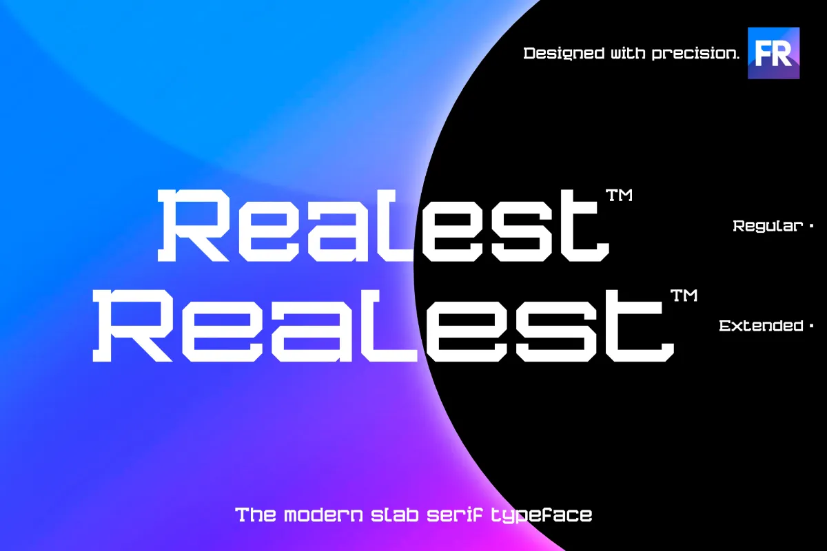 Realest™ | A Modern Slab Serif Font (  FREE FONT)