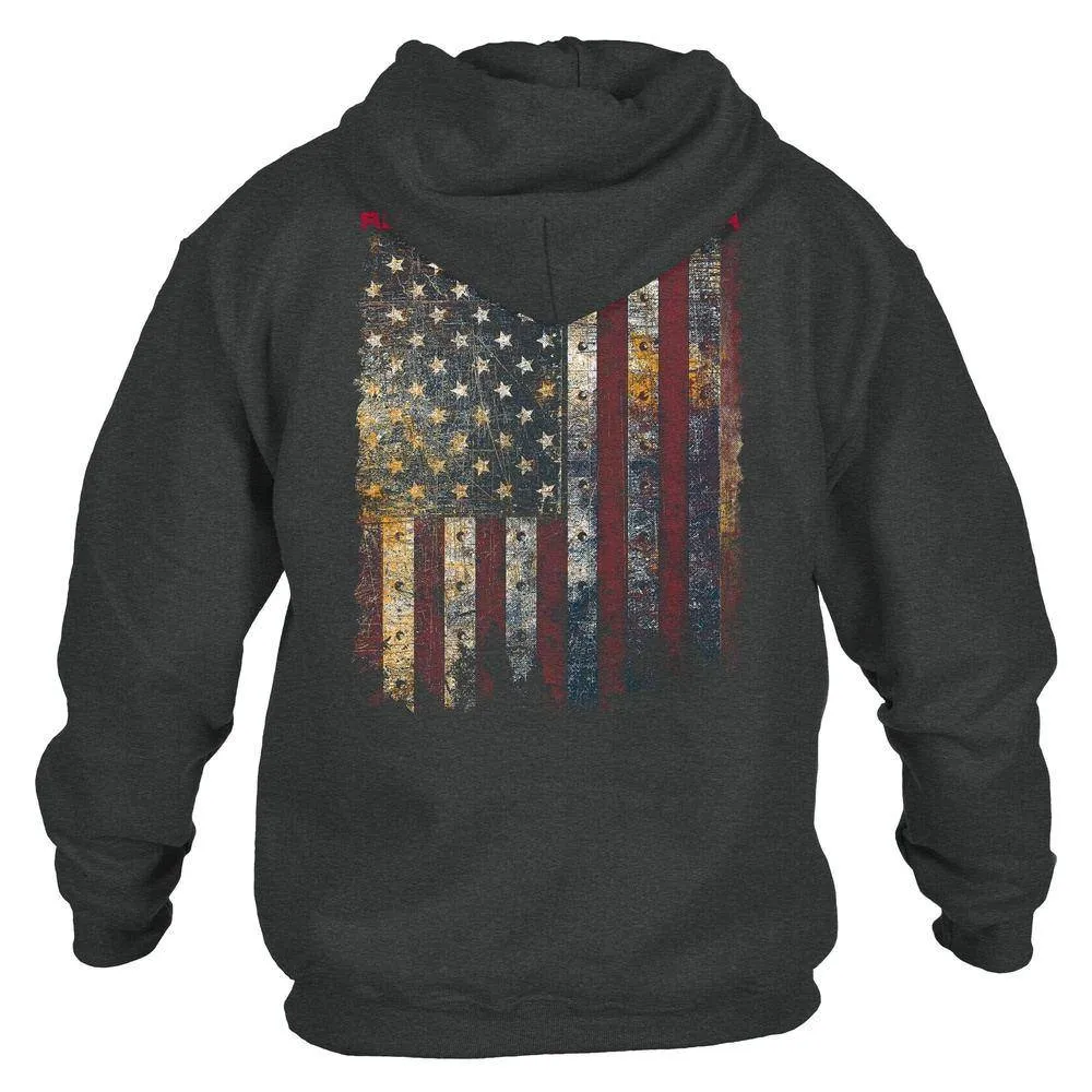 Red Blood Blue Collar® Hoodie - Dark Heather