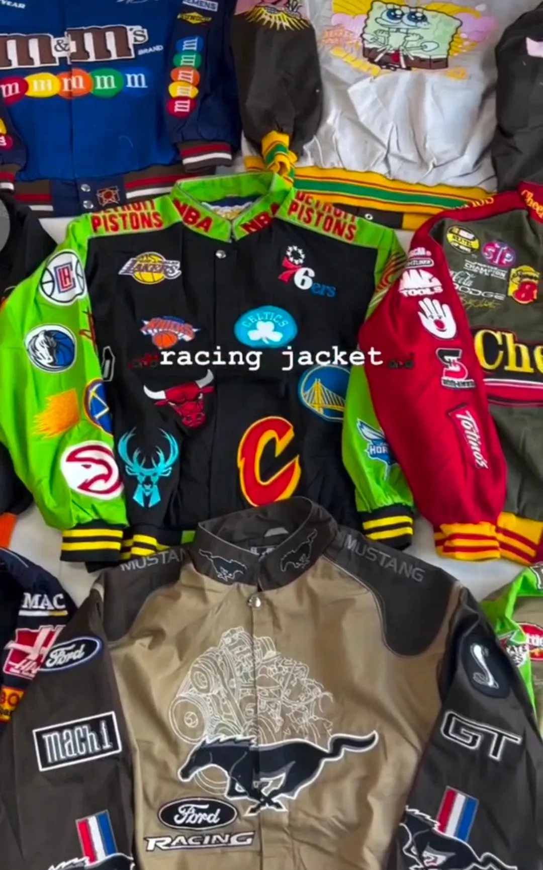 Rework Style Nascar Jackets 50 pieces